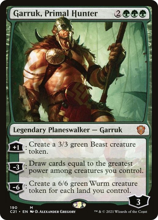 Garruk, Primal Hunter in the group Singles at Proxyprinters.com (44391)