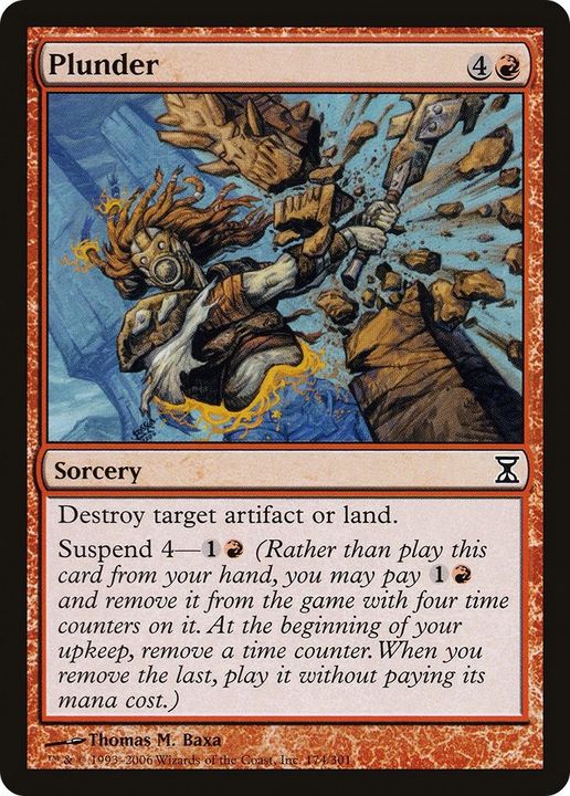 Plunder in the group Magic the Gathering / Types / Colors / Red at Proxyprinters.com (44392)