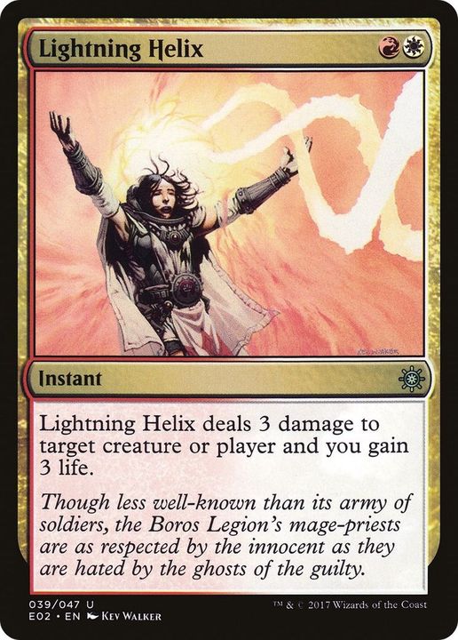 Lightning Helix in the group Magic the Gathering / Sets / Explorers of Ixalan at Proxyprinters.com (44395)