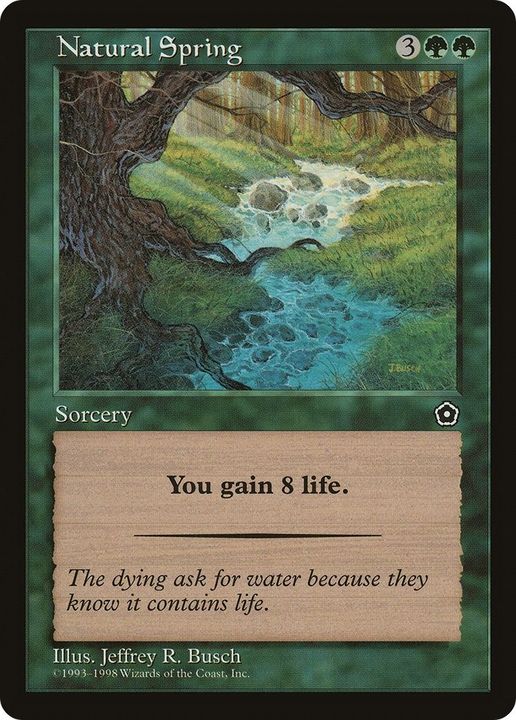 Natural Spring in the group Magic the Gathering / Sets / Portal Second Age at Proxyprinters.com (44405)