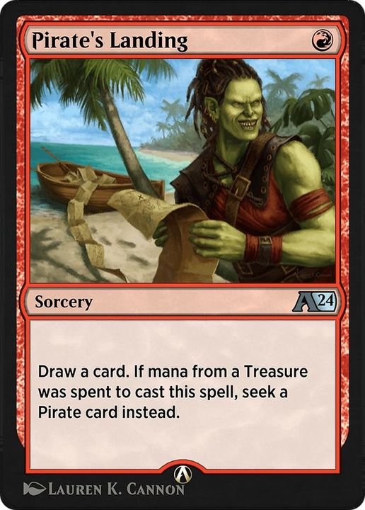 Pirate's Landing in the group Magic the Gathering / Types / Colors / Red at Proxyprinters.com (44415)