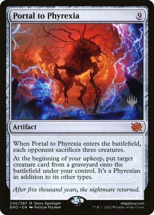 Portal to Phyrexia in the group Magic the Gathering / Types / Artifacts / Artifact at Proxyprinters.com (4443)