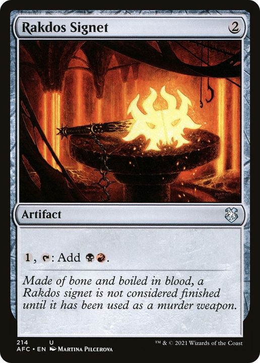 Rakdos Signet in the group Magic the Gathering / Types / Artifacts / Artifact at Proxyprinters.com (4446)