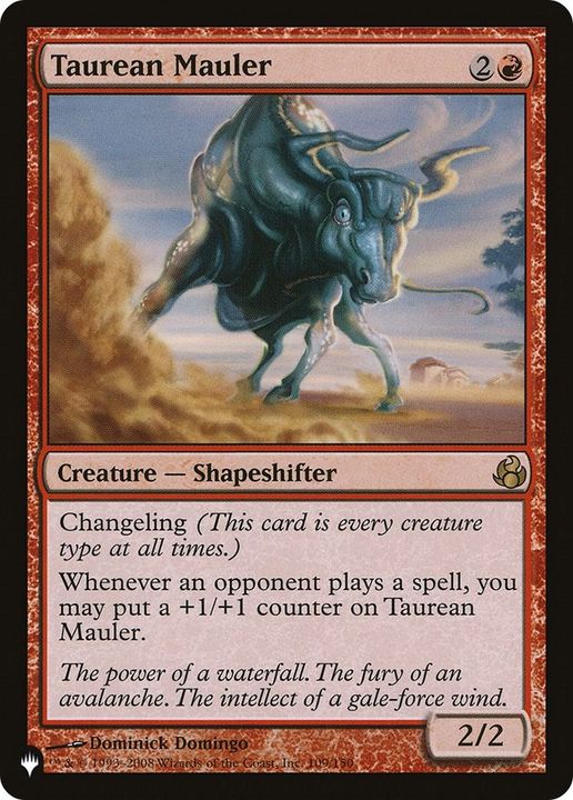 Taurean Mauler in the group Magic the Gathering / Types / Colors / Red at Proxyprinters.com (44488)