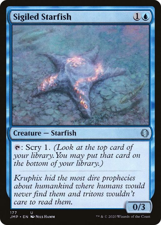 Sigiled Starfish in the group Magic the Gathering / Types / Colors / Blue at Proxyprinters.com (44491)