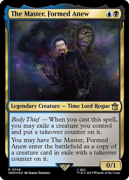 The Master, Formed Anew in the group Magic the Gathering / Types / Colors / Multicolors / B, U at Proxyprinters.com (44503)