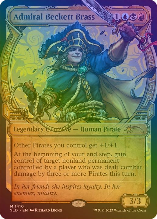 Admiral Beckett Brass in the group Magic the Gathering / Types / Colors / Multicolors / B, R, U at Proxyprinters.com (44544)