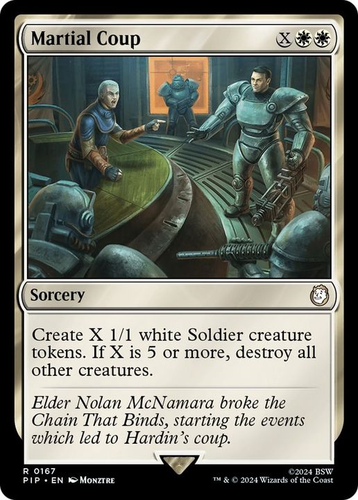 Martial Coup in the group Magic the Gathering / Sets / Fallout at Proxyprinters.com (44546)