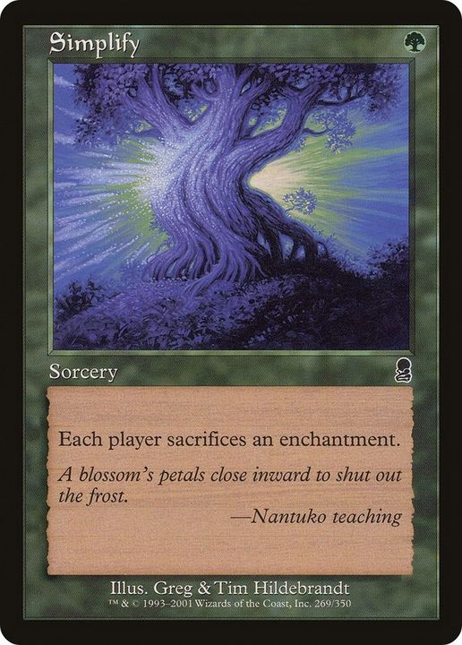 Simplify in the group Magic the Gathering / Types / Colors / Green at Proxyprinters.com (44555)