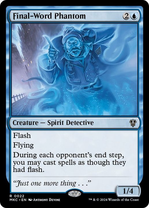 Final-Word Phantom in the group Magic the Gathering / Types / Colors / Blue at Proxyprinters.com (44576)