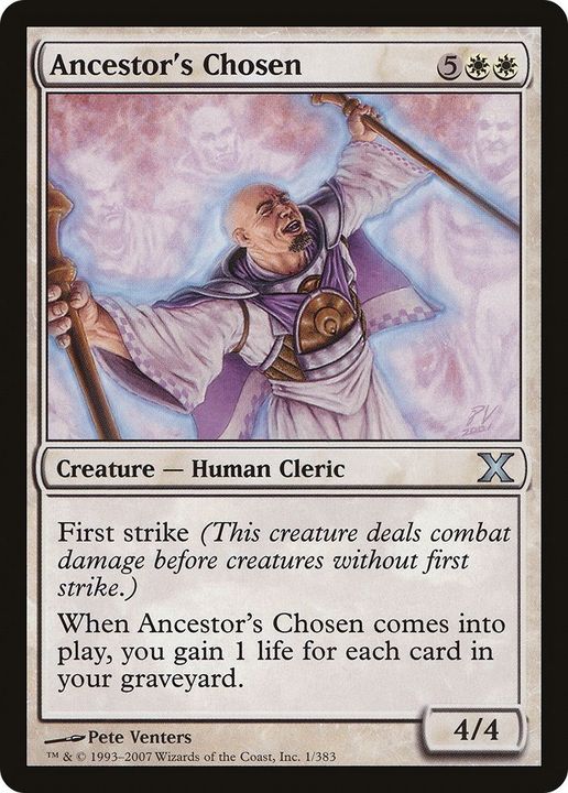 Ancestor's Chosen in the group Magic the Gathering / Sets / Tenth Edition at Proxyprinters.com (44592)