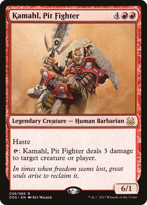 Kamahl, Pit Fighter in the group Magic the Gathering / Sets / Duel Decks: Mind vs. Might at Proxyprinters.com (44609)