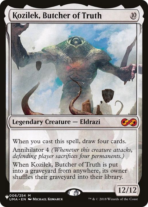 Kozilek, Butcher of Truth in the group Magic the Gathering / Sets / The List at Proxyprinters.com (44619)