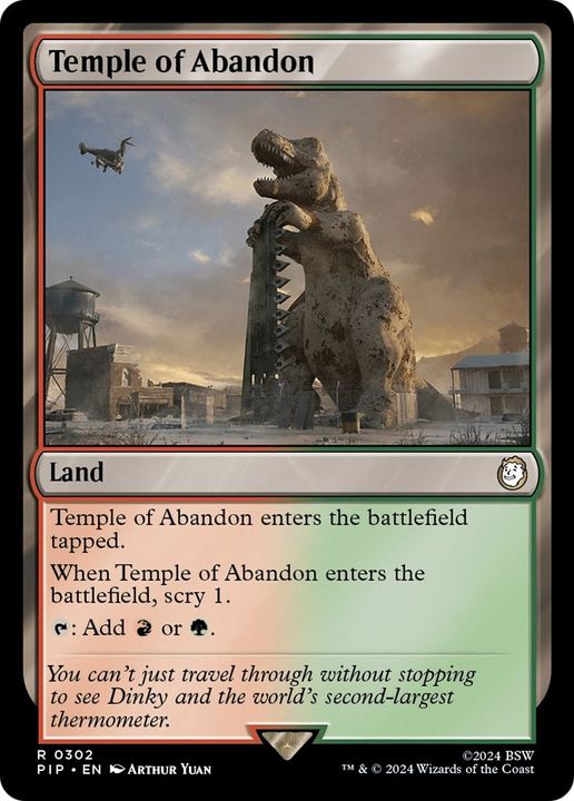 Temple of Abandon in the group Magic the Gathering / Types / Colors / Colorless at Proxyprinters.com (44646)