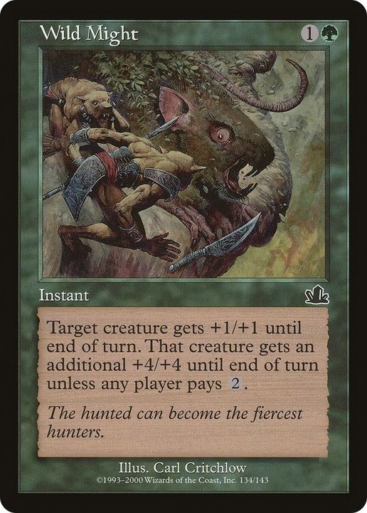 Wild Might in the group Magic the Gathering / Types / Colors / Green at Proxyprinters.com (44655)