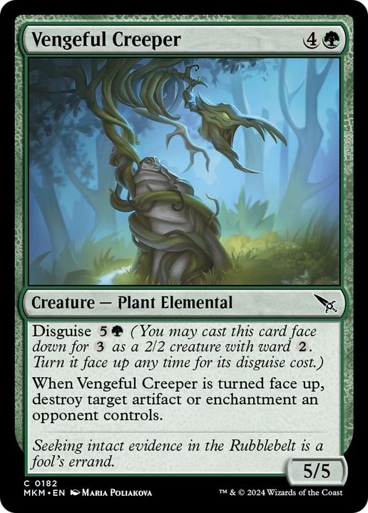 Vengeful Creeper in the group Magic the Gathering / Types / Colors / Green at Proxyprinters.com (44662)