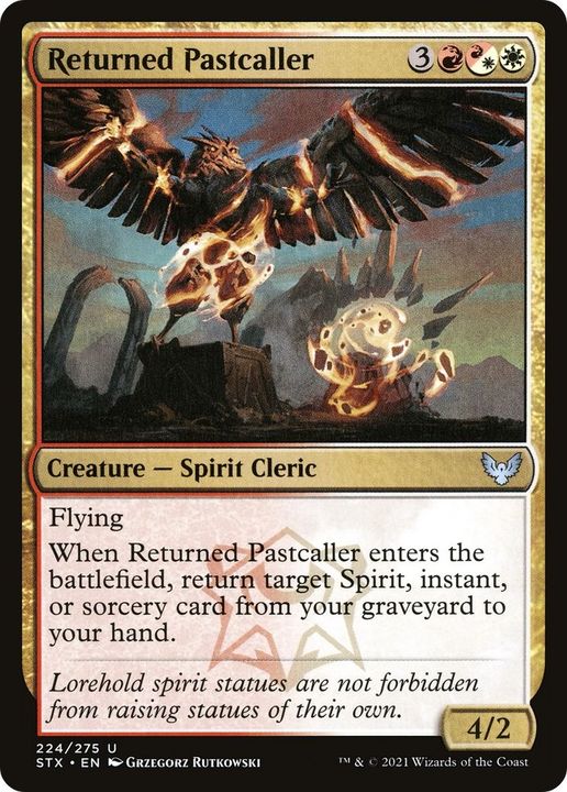 Returned Pastcaller in the group Magic the Gathering / Types / Colors / Multicolors / R, W at Proxyprinters.com (44682)