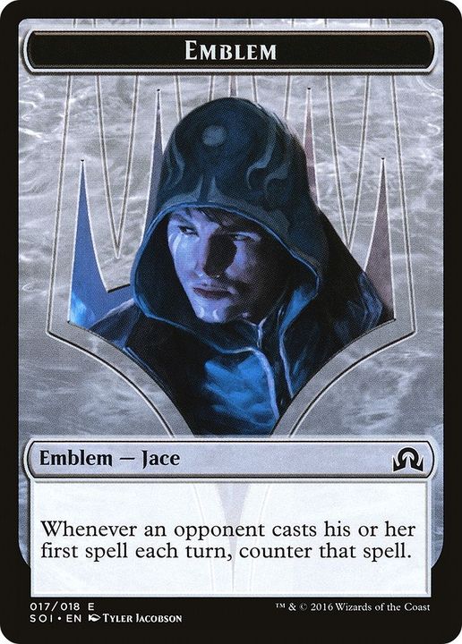 Jace, Unraveler of Secrets Emblem in the group Magic the Gathering / Types / Colors / Colorless at Proxyprinters.com (44685)