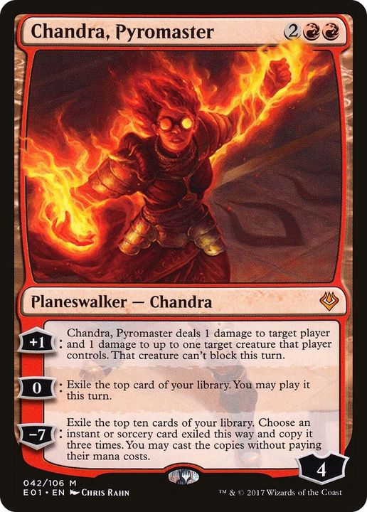 Chandra, Pyromaster in the group Magic the Gathering / Types / Colors / Red at Proxyprinters.com (44706)