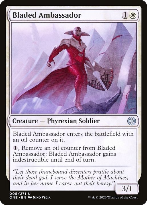 Bladed Ambassador in the group Magic the Gathering / Types / Colors / White at Proxyprinters.com (4471)