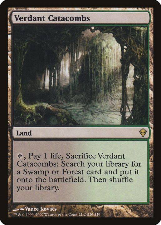 Verdant Catacombs in the group Magic the Gathering / Sets / Zendikar at Proxyprinters.com (44724)