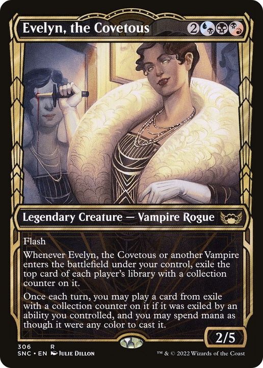 Evelyn, the Covetous in the group Magic the Gathering / Types / Colors / Multicolors / B, R, U at Proxyprinters.com (44725)