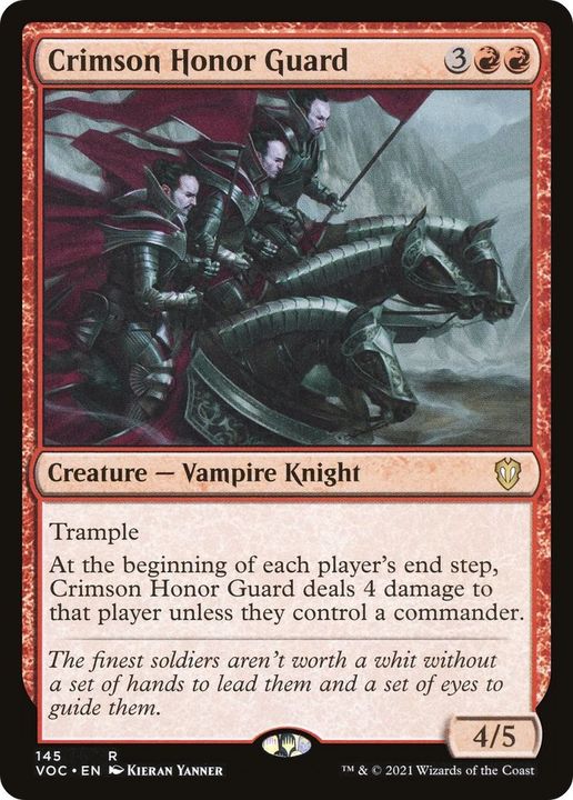 Crimson Honor Guard in the group Magic the Gathering / Types / Colors / Red at Proxyprinters.com (44737)