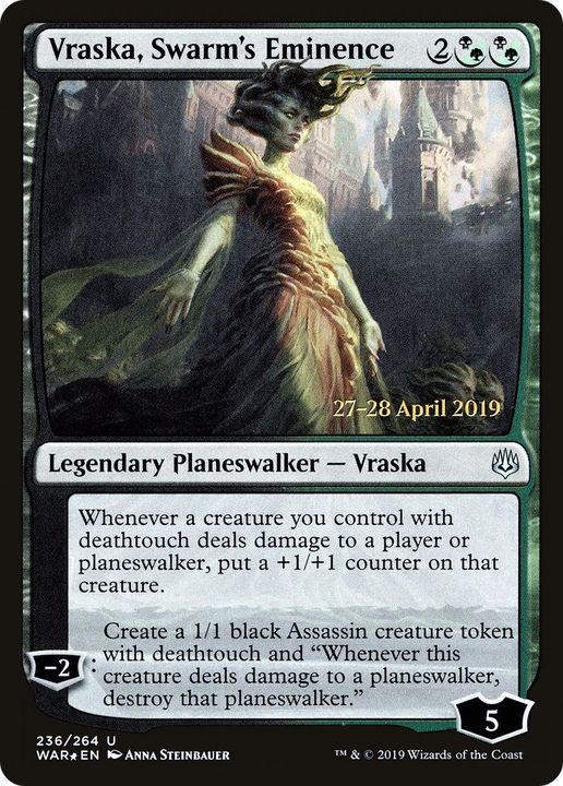 Vraska, Swarm's Eminence in the group Magic the Gathering / Types / Colors / Multicolors / B, G at Proxyprinters.com (4486)