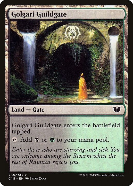 Golgari Guildgate in the group Magic the Gathering / Types / Colors / Colorless at Proxyprinters.com (4487)