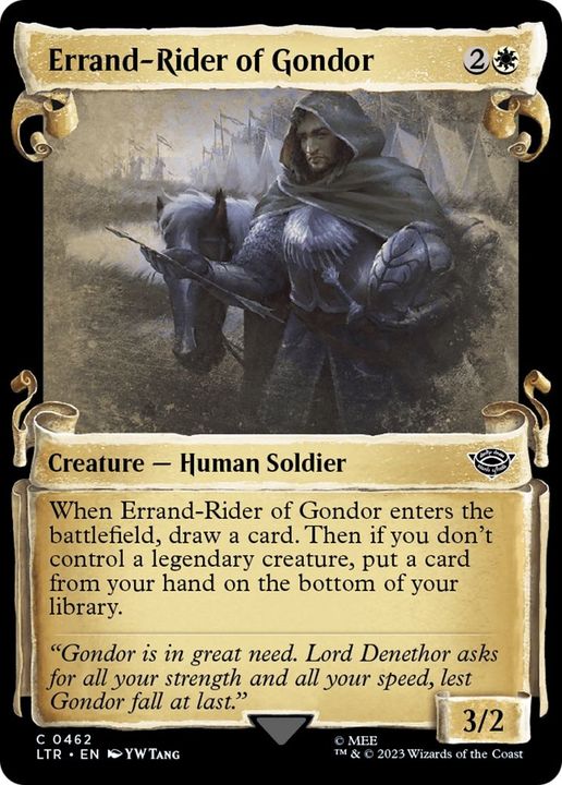 Errand-Rider of Gondor in the group Magic the Gathering / Types / Creatures / Human at Proxyprinters.com (44930)