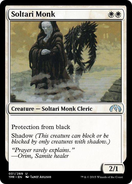 Soltari Monk in the group Magic the Gathering / Types / Colors / White at Proxyprinters.com (44944)