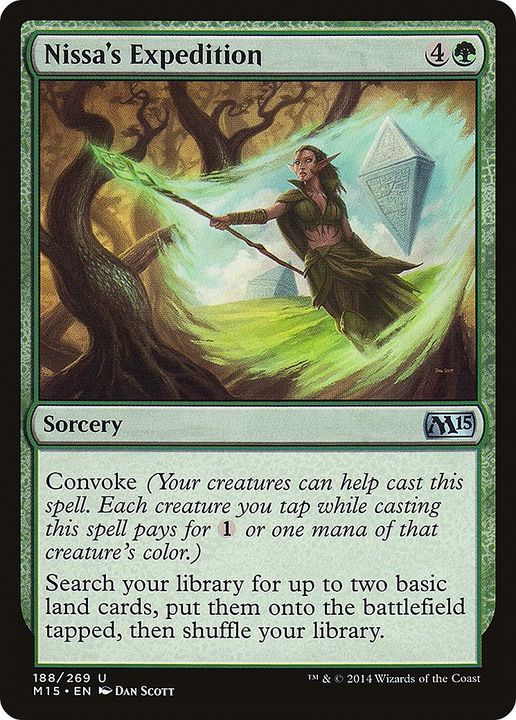 Nissa's Expedition in the group Magic the Gathering / Sets / Magic 2015 Tokens at Proxyprinters.com (44949)