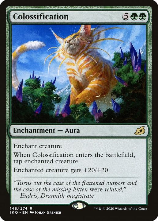 Colossification in the group Magic the Gathering / Types / Colors / Green at Proxyprinters.com (44954)