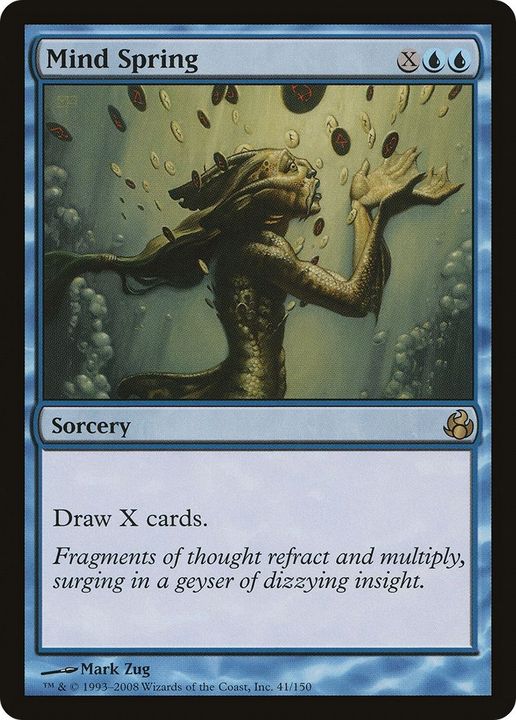 Mind Spring in the group Magic the Gathering / Types / Colors / Blue at Proxyprinters.com (44982)