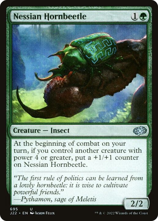 Nessian Hornbeetle in the group Magic the Gathering / Types / Colors / Green at Proxyprinters.com (44984)