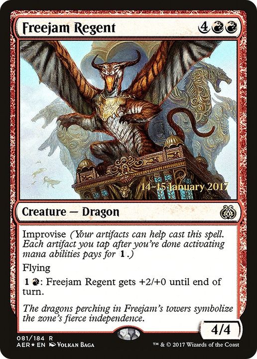 Freejam Regent in the group Magic the Gathering / Sets / Aether Revolt Promos at Proxyprinters.com (44989)