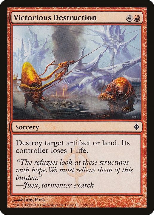 Victorious Destruction in the group Magic the Gathering / Types / Colors / Red at Proxyprinters.com (44991)