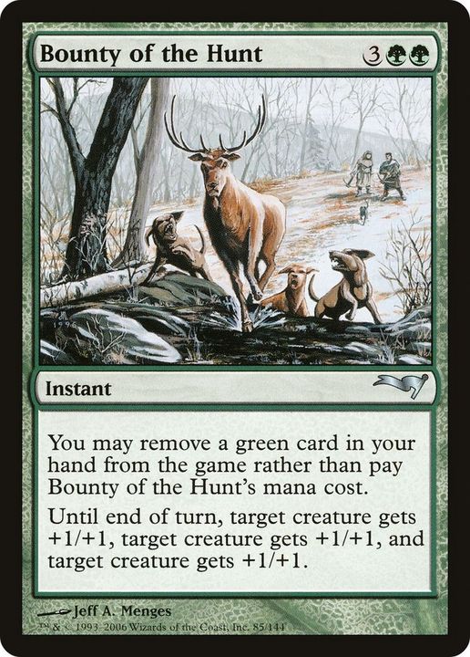 Bounty of the Hunt in the group Magic the Gathering / Types / Colors / Green at Proxyprinters.com (4500)