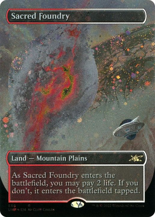 Sacred Foundry in the group Magic the Gathering / Types / Land / Mountain at Proxyprinters.com (45000)