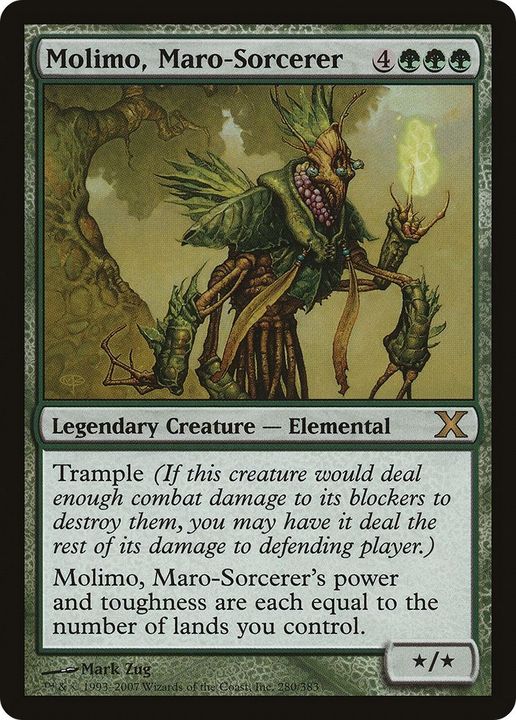 Molimo, Maro-Sorcerer in the group Magic the Gathering / Types / Colors / Green at Proxyprinters.com (45001)