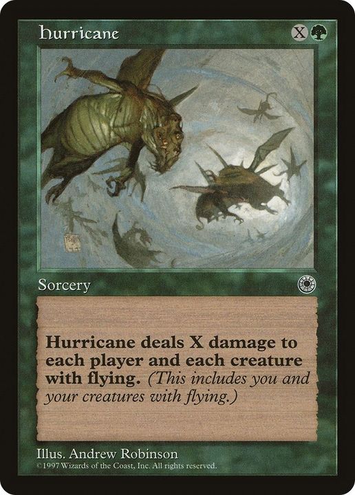 Hurricane in the group Magic the Gathering / Types / Colors / Green at Proxyprinters.com (45015)