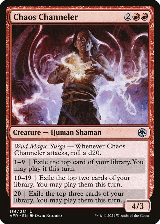 Chaos Channeler in the group Magic the Gathering / Types / Creatures / Human at Proxyprinters.com (45024)