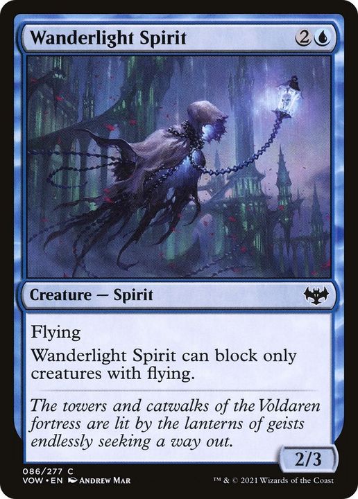 Wanderlight Spirit in the group Magic the Gathering / Types / Colors / Blue at Proxyprinters.com (45048)