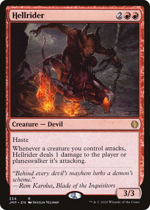 Hellrider in the group Magic the Gathering / Types / Colors / Red at Proxyprinters.com (45064)