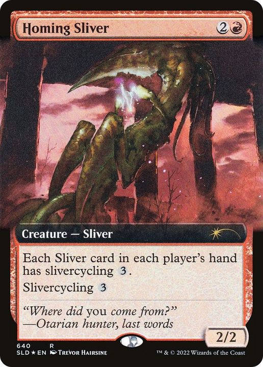 Homing Sliver in the group Magic the Gathering / Types / Colors / Red at Proxyprinters.com (45080)