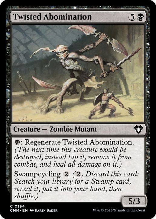 Twisted Abomination in the group Magic the Gathering / Sets / Commander Masters at Proxyprinters.com (45086)