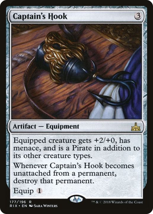 Captain's Hook in the group Magic the Gathering / Types / Artifacts / Artifact at Proxyprinters.com (45097)