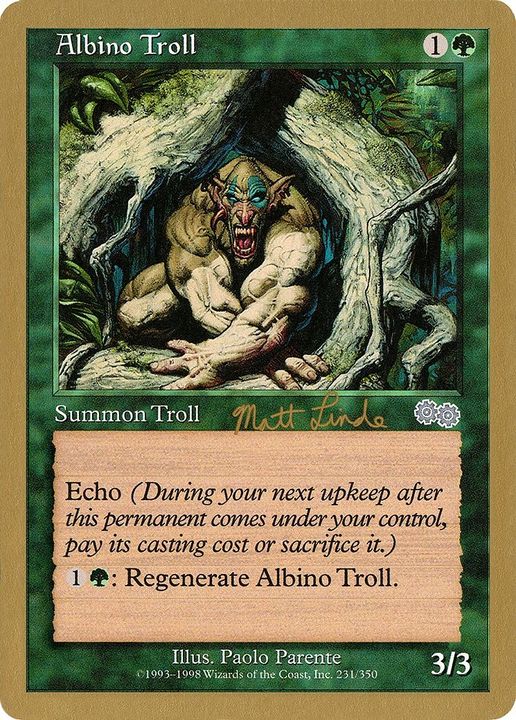 Albino Troll in the group Magic the Gathering / Types / Colors / Green at Proxyprinters.com (4512)