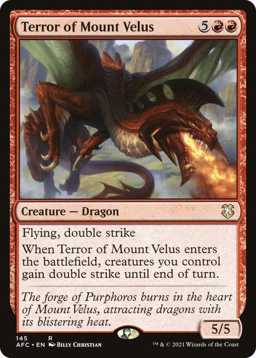 Terror of Mount Velus in the group Magic the Gathering / Types / Colors / Red at Proxyprinters.com (45132)