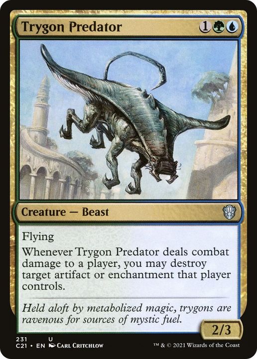 Trygon Predator in the group Magic the Gathering / Types / Colors / Multicolors / G, U at Proxyprinters.com (45163)